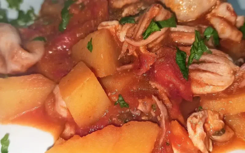 Totanetti patate e pomodoro