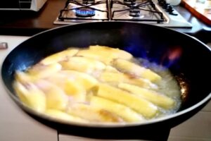 Banana flambé
