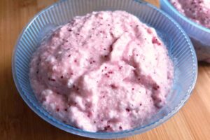Mousse ai frutti di bosco