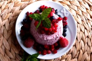 Mousse ai frutti di bosco