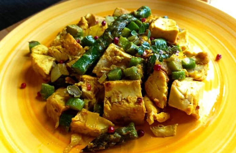Bocconcini di pollo speziati