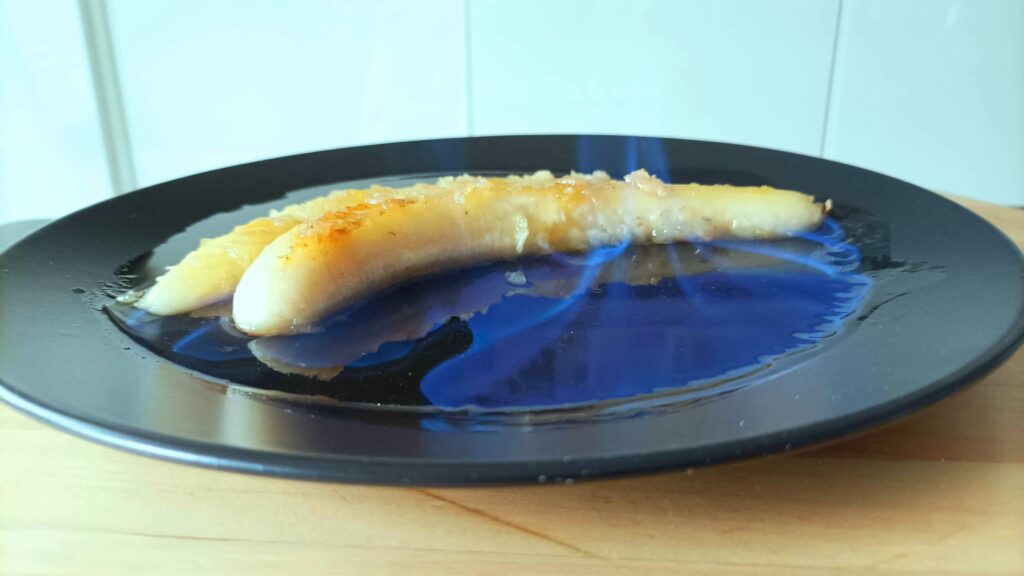 Banana flambé