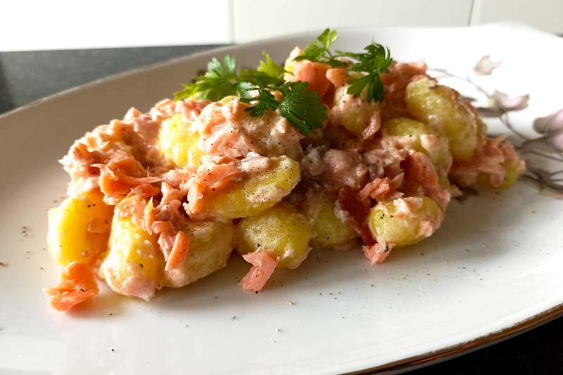 Gnocchi al salmone