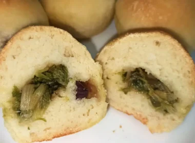 Piccoli panini con verdure di stagione. Soffici e profumati
