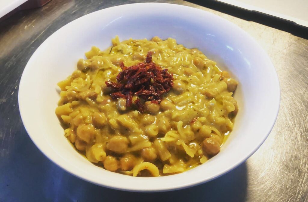 pasta e ceci alla romana