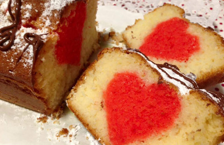 Plumcake San Valentino RICETTA DI Annalisa Montalbano