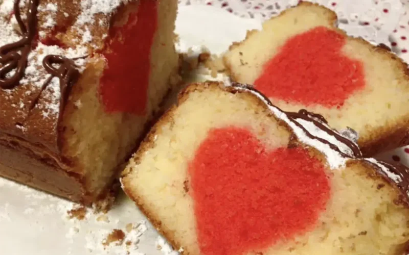 plumcake di san valentino