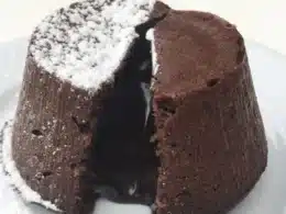 Flan cuore caldo cioccolato