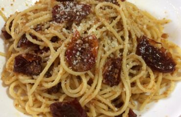 Spaghetti ammollicati con pomodorini