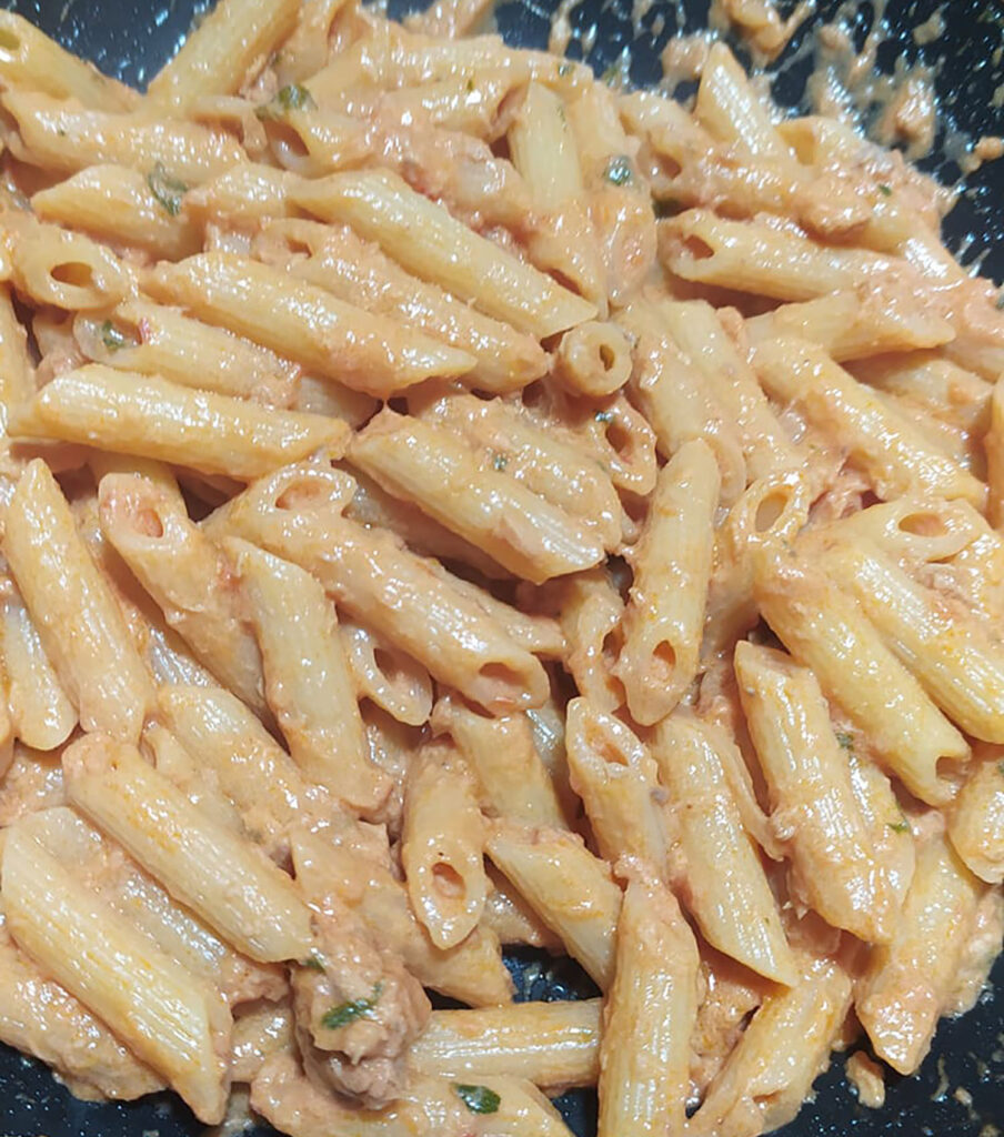 penne al baffo col tonno