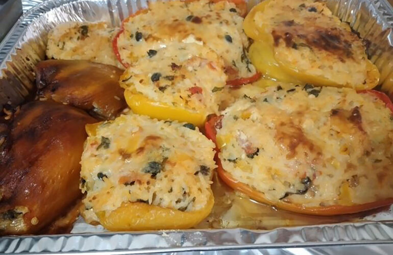 peperoni ripieni di riso