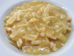 Pasta e patate alla marinara