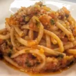 spaghetti col ragù vegetariano