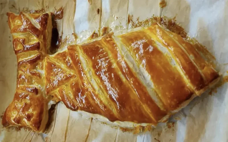 cravatta pasta sfoglia