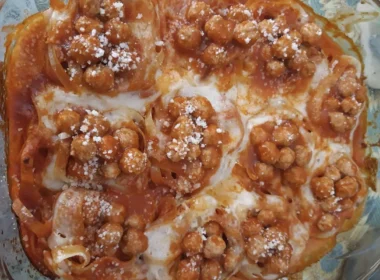 nidi di tagliatelle al forno