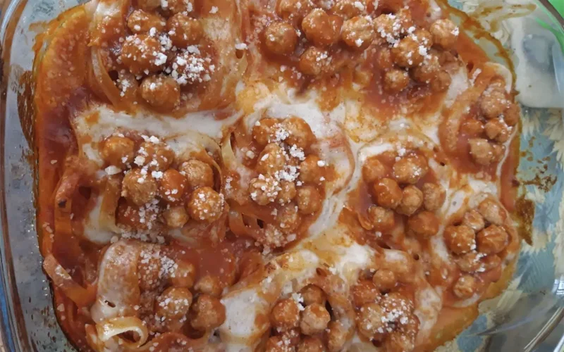 nidi di tagliatelle al forno