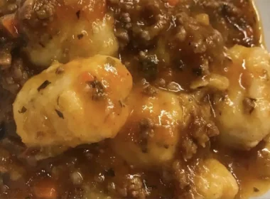 Gnocchi con Ragù della quaresima di Giusina