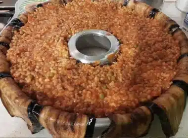 sartù di riso con melanzane