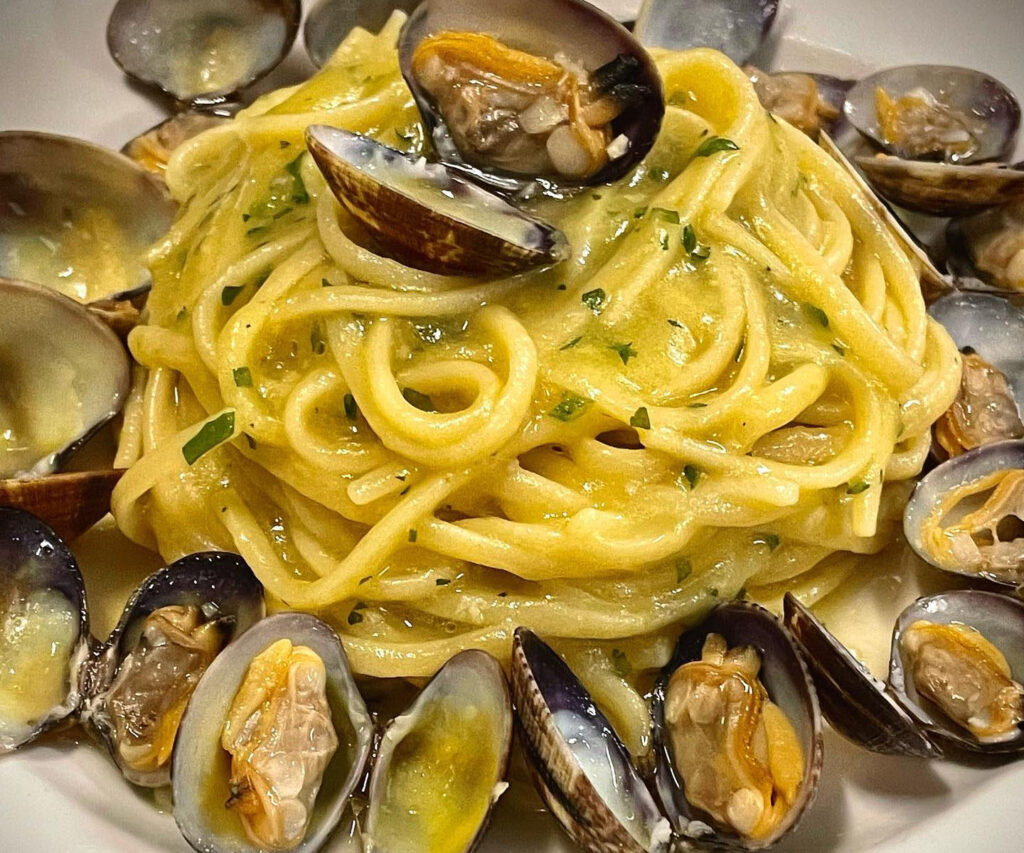 crema di patate e vongole