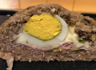 polpettone di carne e uova
