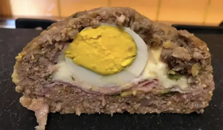 polpettone di carne e uova