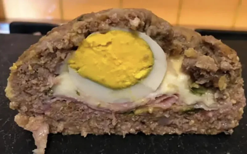 polpettone di carne e uova
