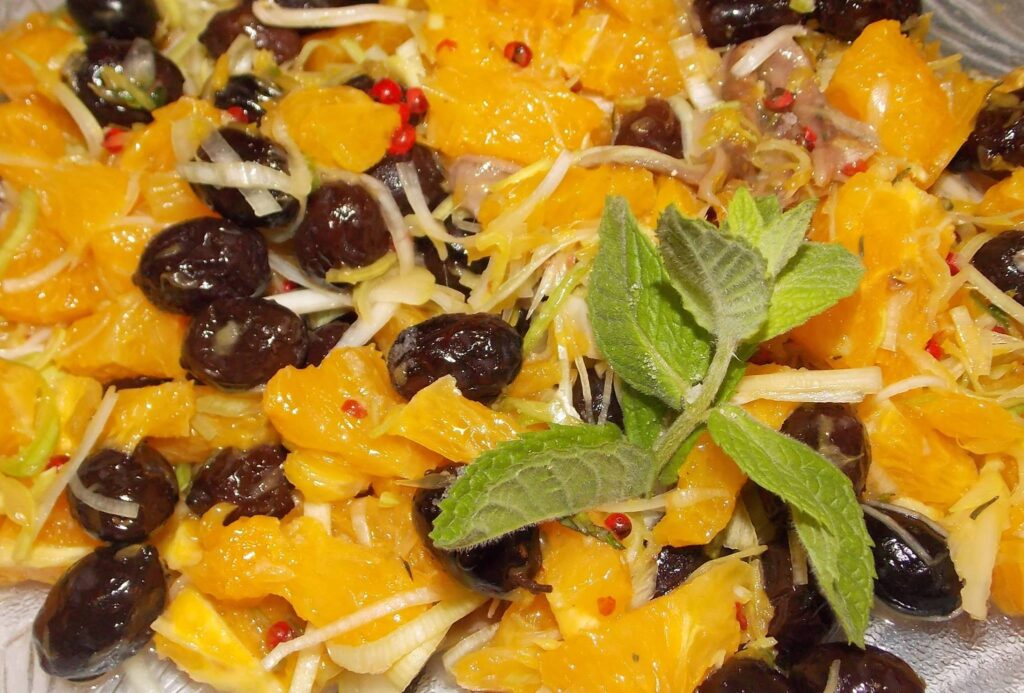 insalata di arance e olive