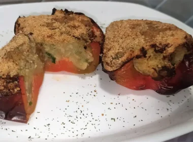 peperoni imbottiti con patate e tonno