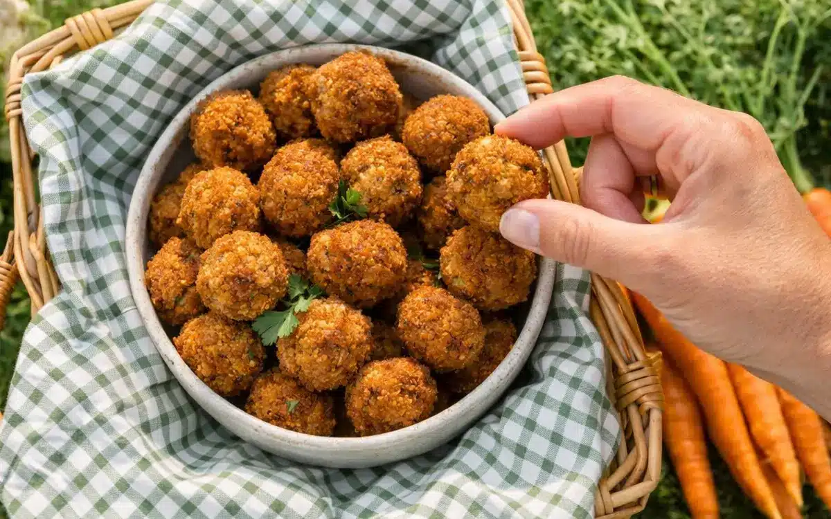 polpette di carote e cavolfiore
