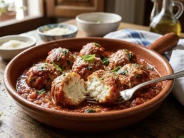 polpette di ricotta nel sugo