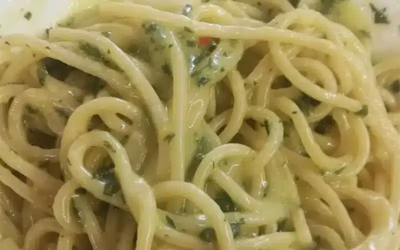 spaghetti aglio e olio di barbieri