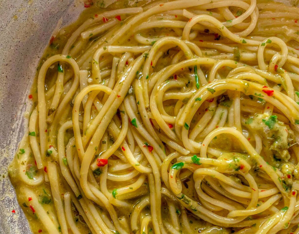 spaghetti aglio e olio 3.0