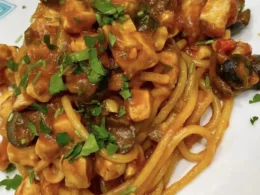 spaghetti alla puttanesca di mare