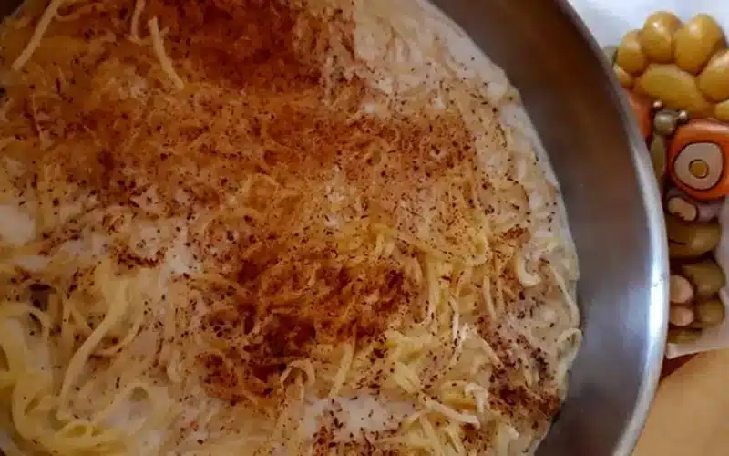 tagliolini al latte