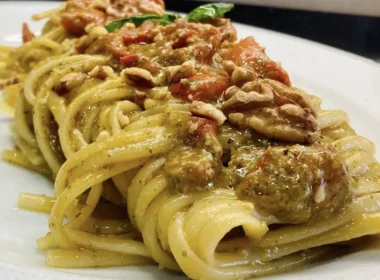 pasta al pesto di noci