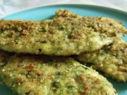 petto di pollo in crosta di pistacchi