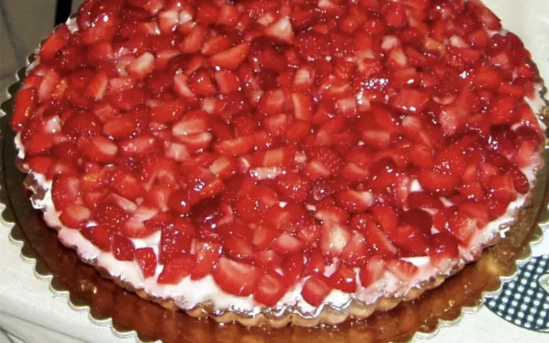 crostata di fragole
