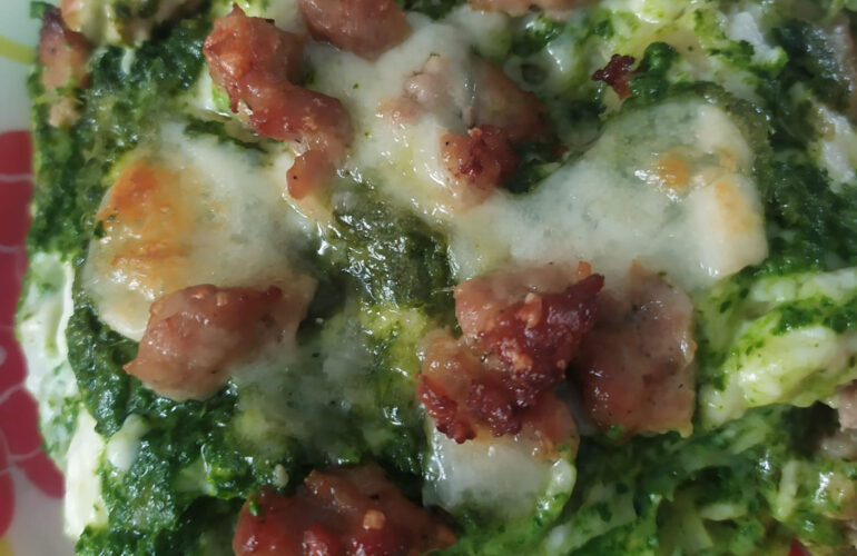 lasagna salsiccia e friarelli