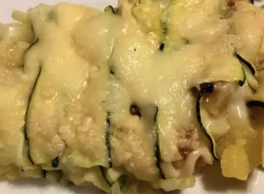 parmigiana bianca di zucchine