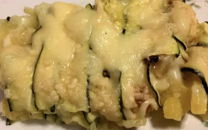 parmigiana bianca di zucchine