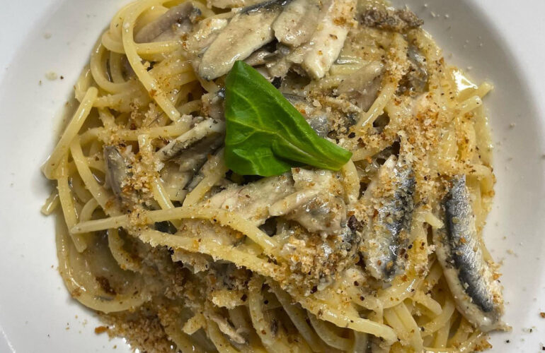 spaghetti cacio e alici