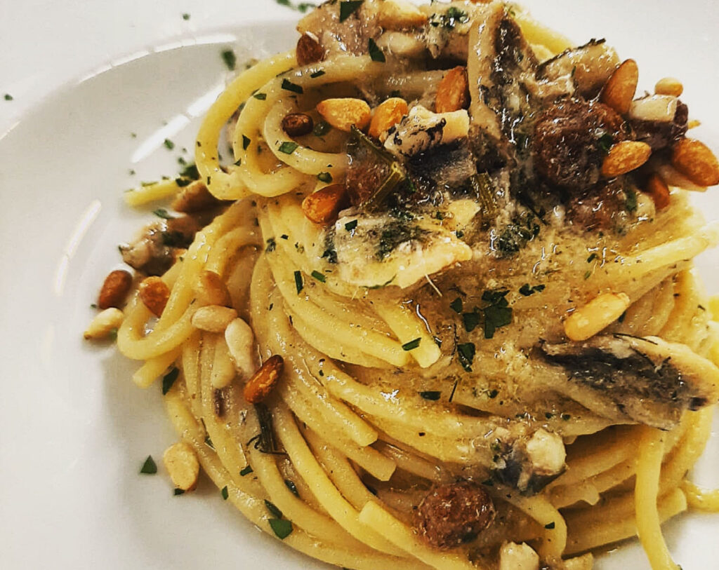 spaghetti alla beccafico