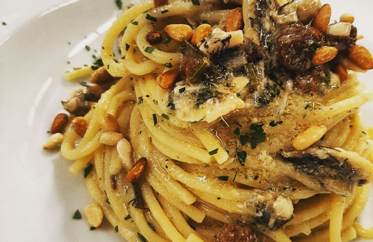 spaghetti alla beccafico