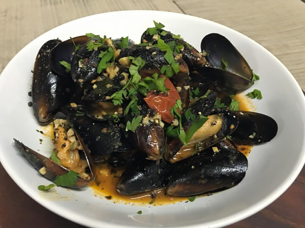 cozze scoppiate