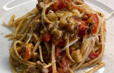 linguine all’amatriciana all’amariglianese..