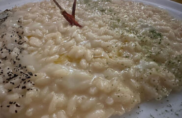 risotto aglio olio e peperoncino