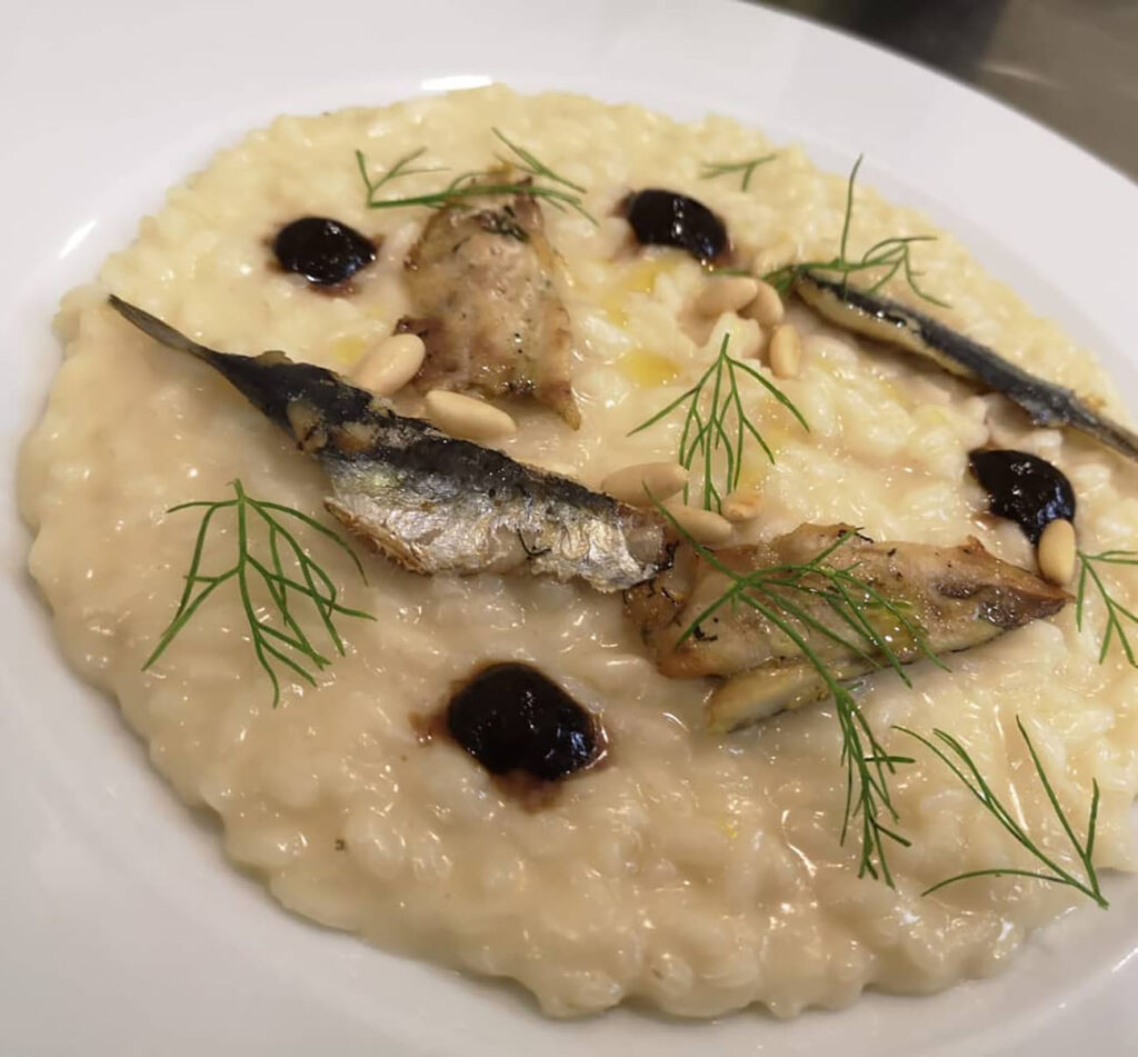 risotto alle sarde