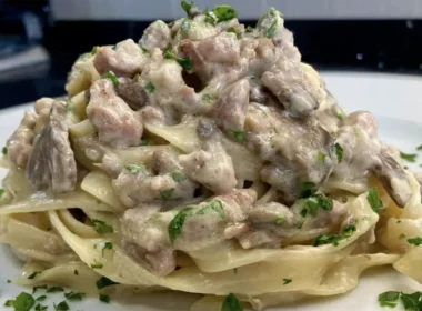 tagliatelle al ragù bianco