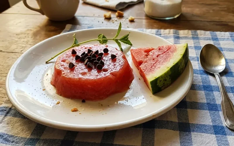 Budino all'anguria