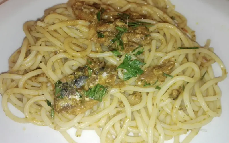 Spaghetti con le alici